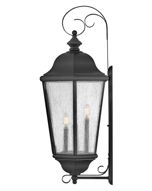 Edgewater 1679BK New Extra Large Wall Mount Lantern - Black