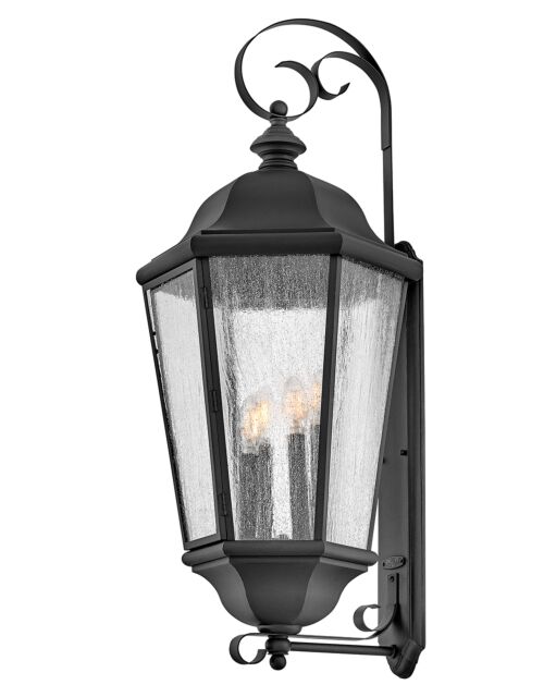 Edgewater 1679BK New Extra Large Wall Mount Lantern - Black