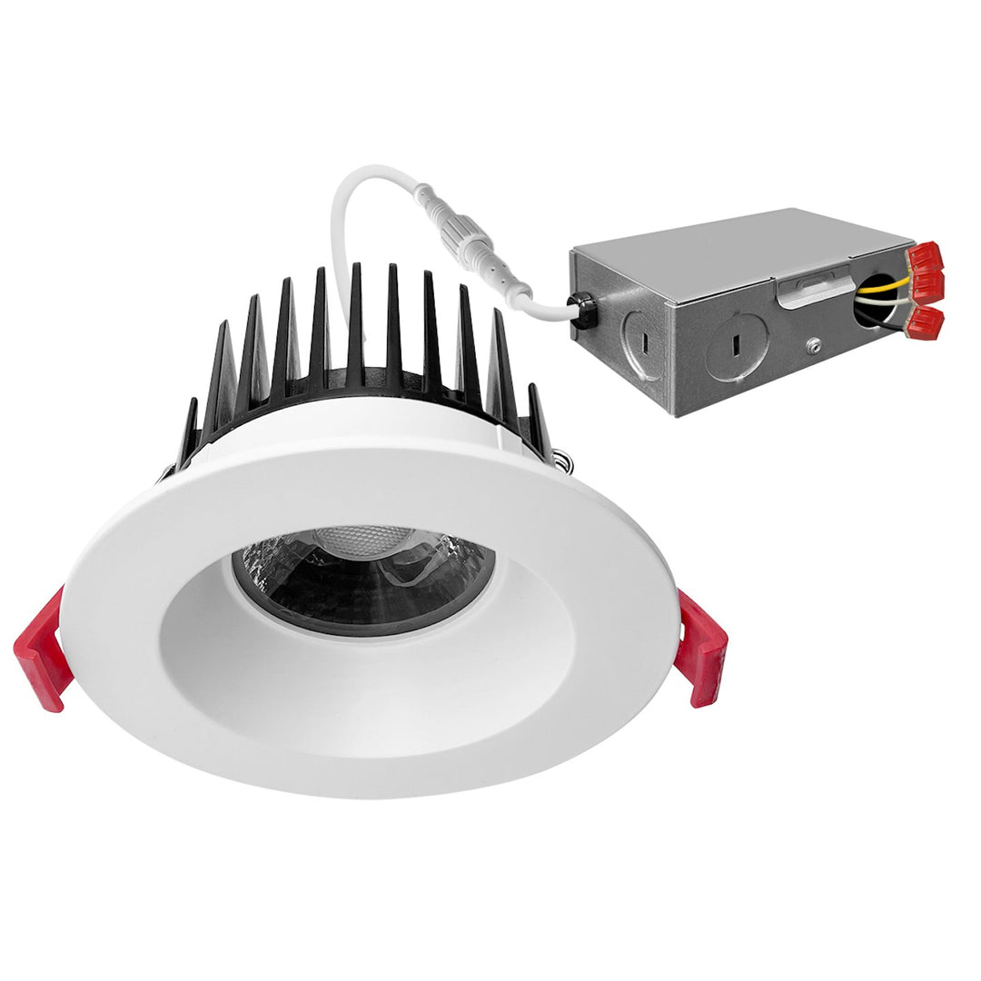 4" Regressed Downlight 5CCT 15W - White