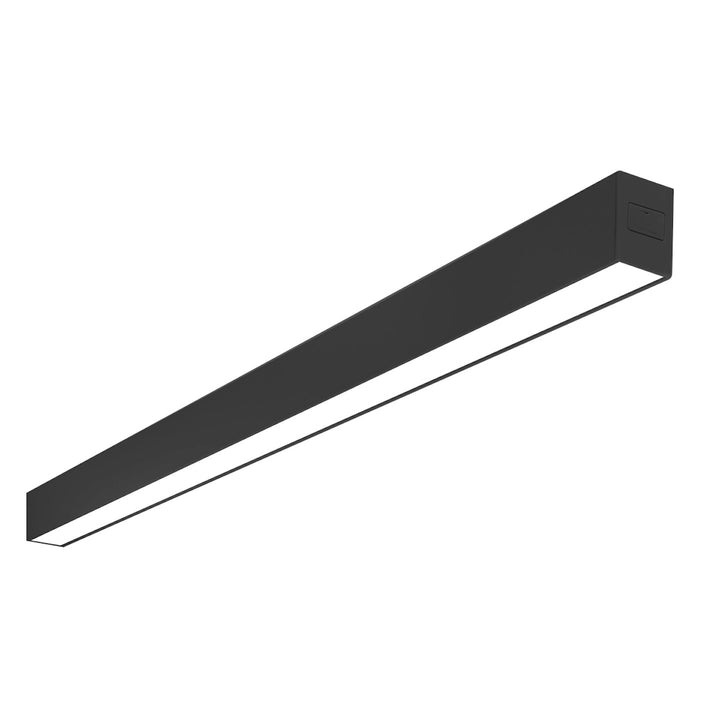 C-Line: 2' Suspended Linear W/ Uplight 5-CCT 3-Power Selectable 25W/20W/15W - Black