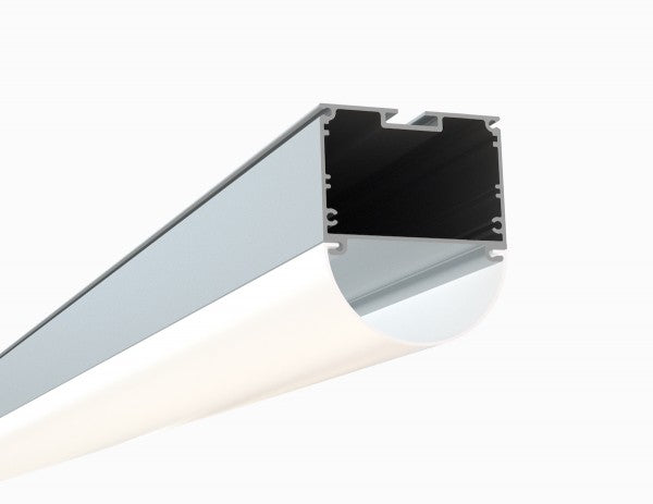 LED Channel - 540ASL - Linear Surface, 8 ft - Silver