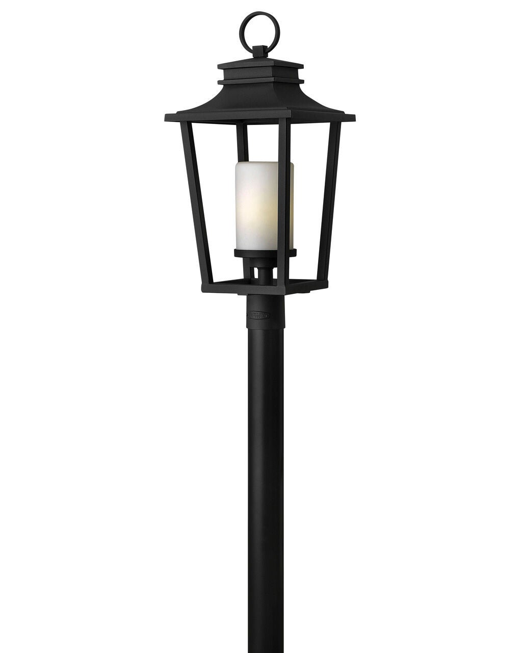 Sullivan 1741BK - Medium Post or Pier Mount Lantern - Black