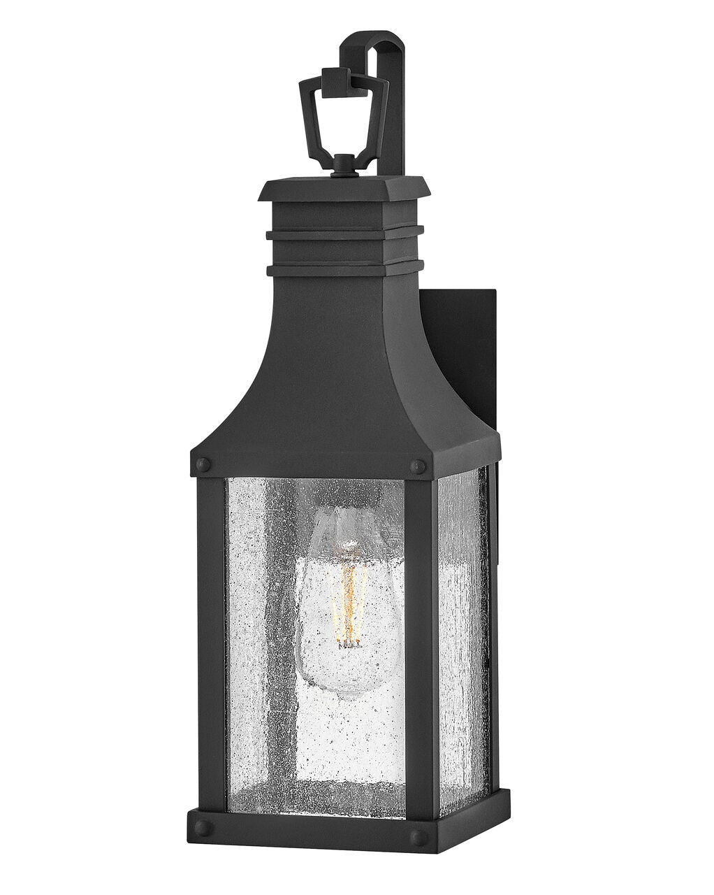 Beacon Hill 17460MB - Medium Wall Mount Lantern - Black