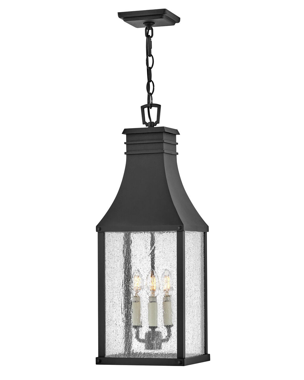 Beacon Hill 17462MB - Large Hanging Lantern - Black