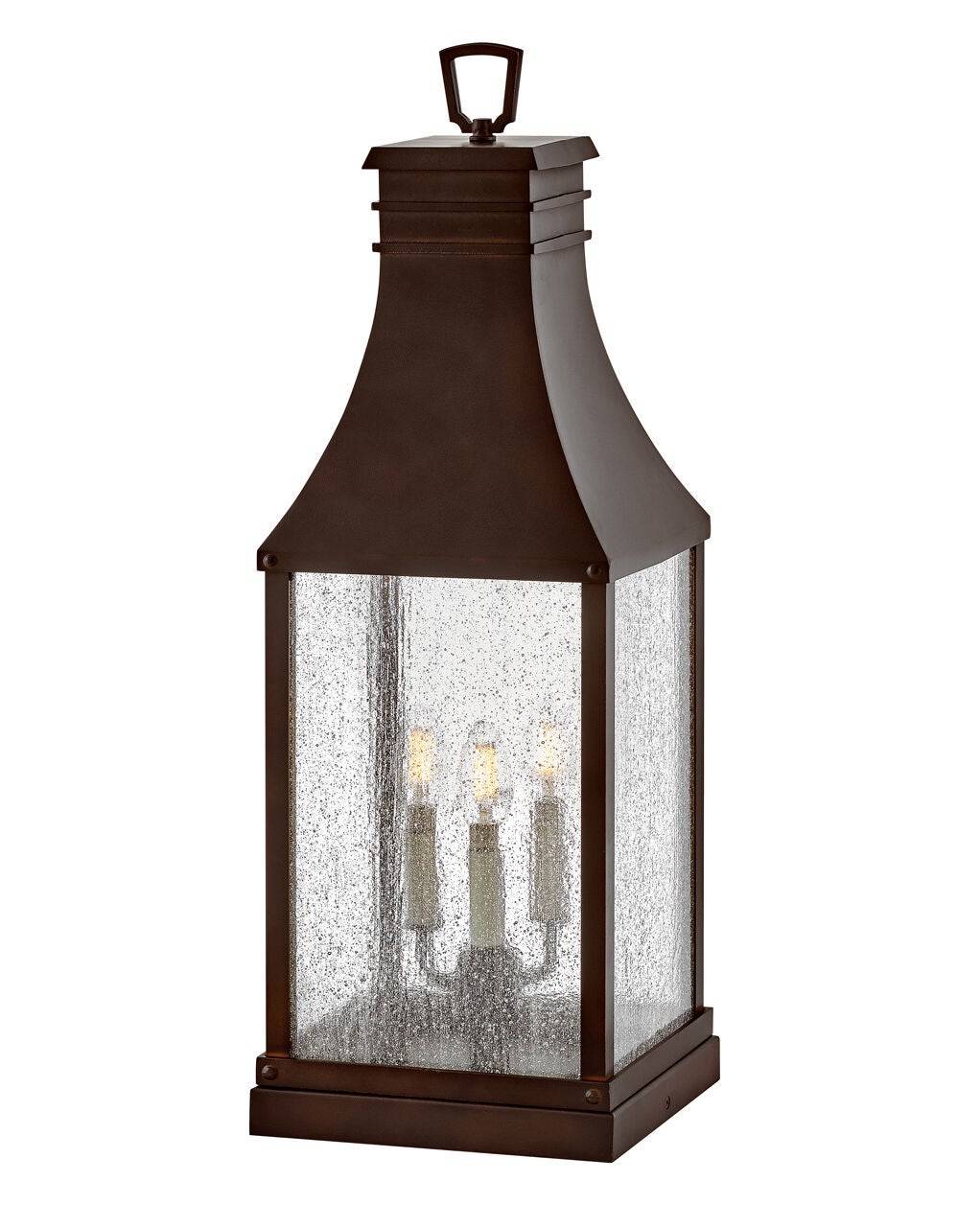 Beacon Hill 17467BLC-LV - Large Pier Mount Lantern 12v - Copper