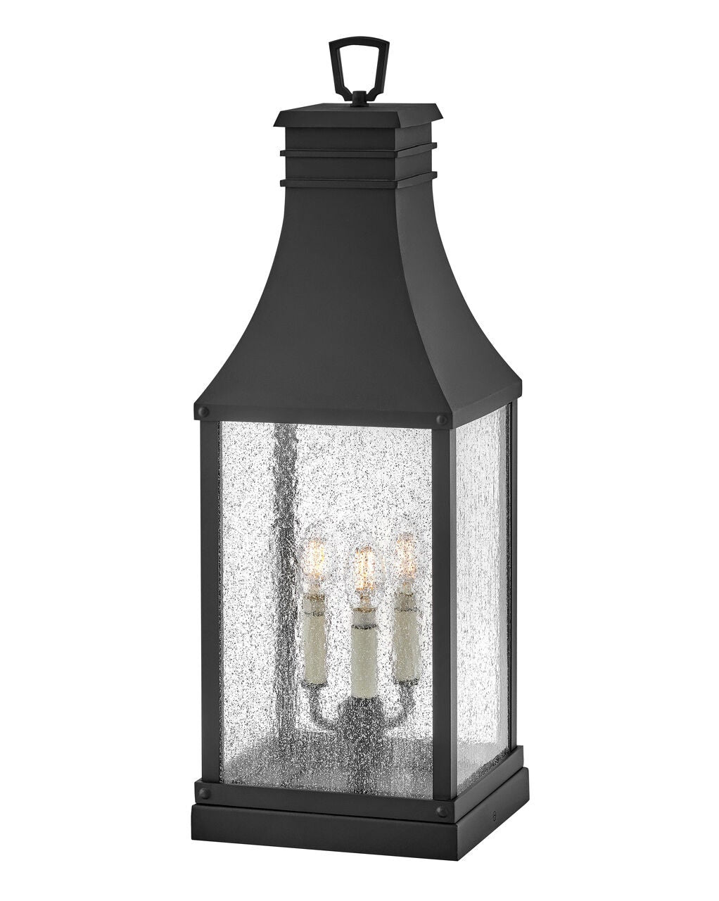 Beacon Hill 17467MB-LV - Large Pier Mount Lantern 12v - Black