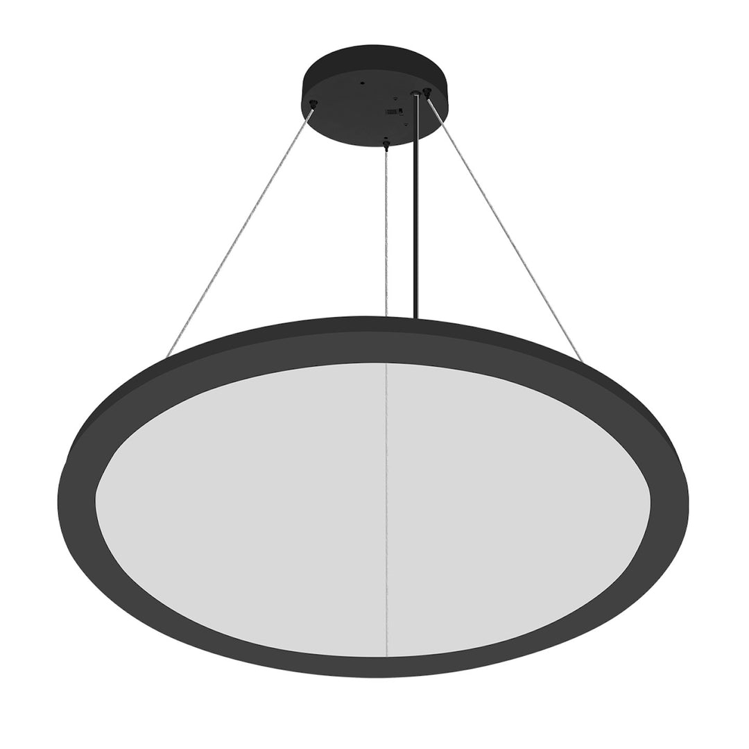 ARCY-LINE: Architectural Circular 23" Suspended Up/Down Light 3-CCT Selectable 50W - Black