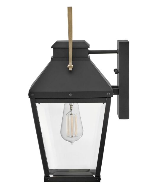 Dawson 17500BK Medium Wall Mount Lantern - Black