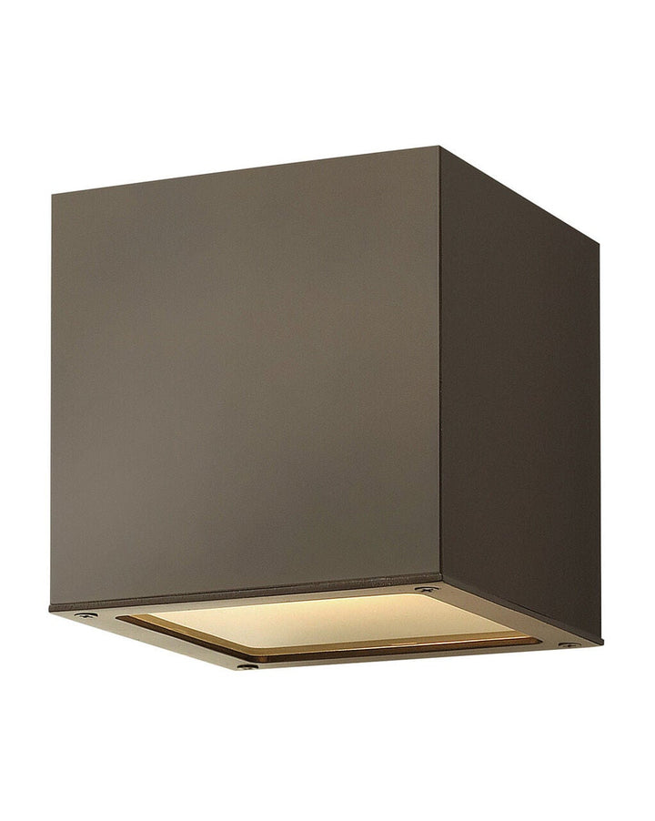 Kube 1768BZ - Small Down Light Wall Mount Lantern - Bronze