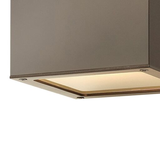 Kube 1768BZ - Small Down Light Wall Mount Lantern - Bronze