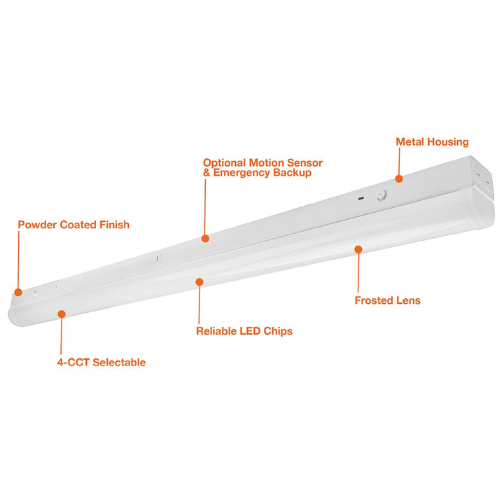 2 FT Round Strip: 4CCT 4-CCT 20W - White