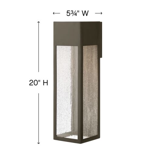 Rook 1788BZ-LL - Extra Large Wall Mount Lantern - Bronze