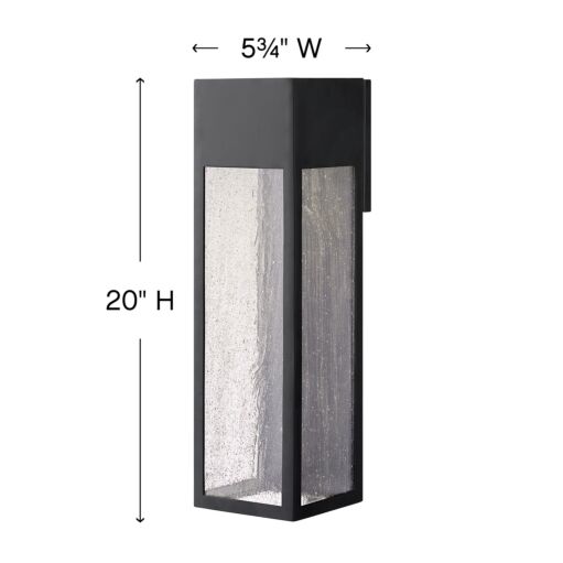 Rook 1788SK-LL - Extra Large Wall Mount Lantern - Black