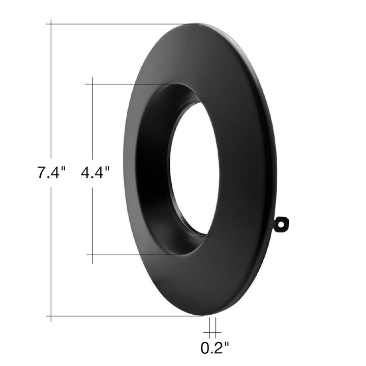 5/6"RDL: Black Trim Smooth Trim