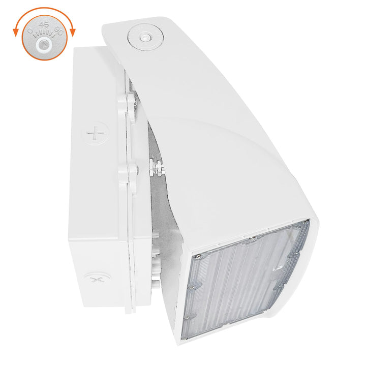 Full Cut Off Wall Packs Adjustable: AFC-Line, 3-CCT & 3-Power Select 50W/40W/30W - White