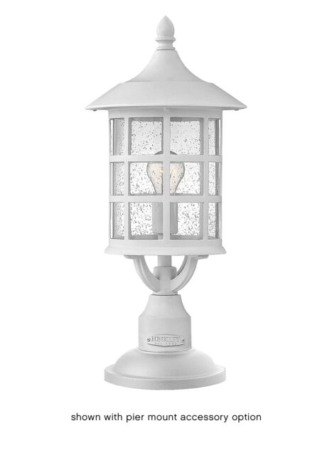 Freeport 1801CW - Large Post Top or Pier Mount Lantern - White