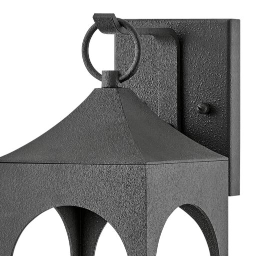 Amina 18080DSZ - Medium Wall Mount Lantern - Grey