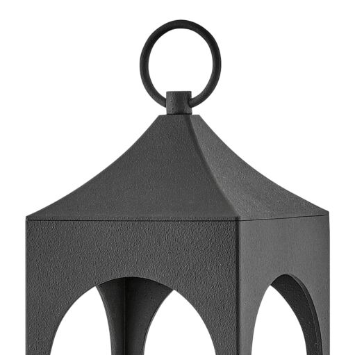 Amina 18081DSZ - Large Post Top or Pier Mount Lantern - Grey