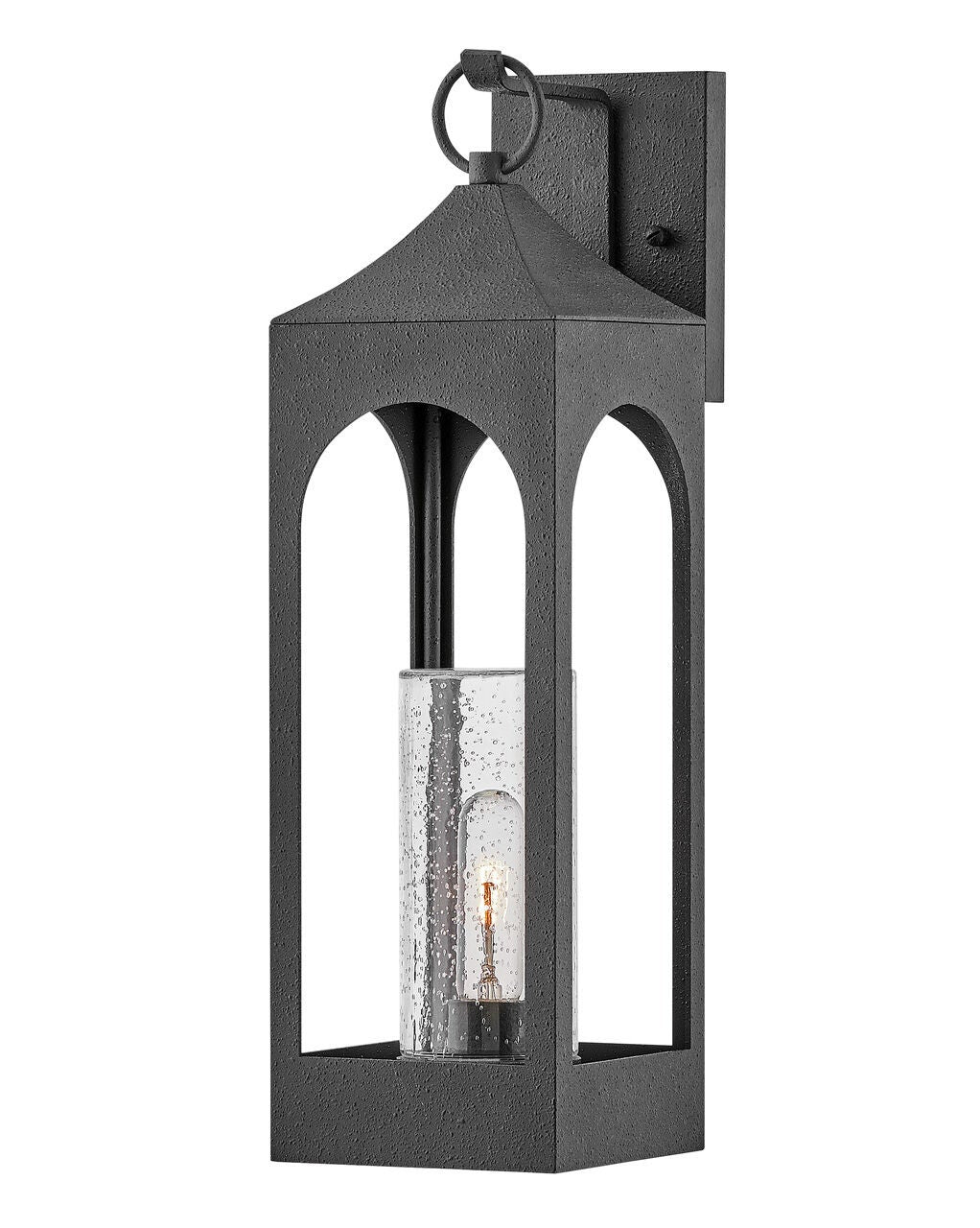 Amina 18084DSZ - Large Wall Mount Lantern - Grey