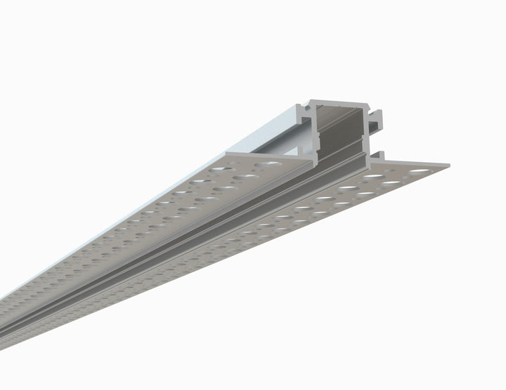 LED Channel - 615ASL - Trimless Mud-In, 8 ft - Silver