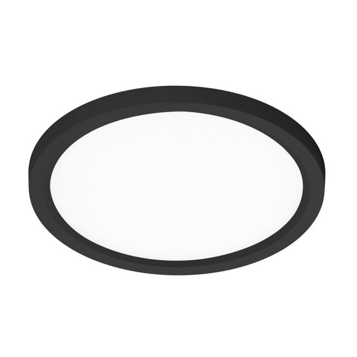 15" Surface Mount Round: Slim-Line 5-CCT Selectable 30W - Black