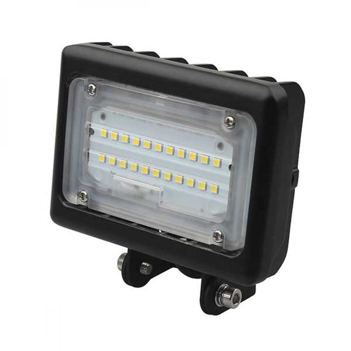 Richee Lighting - Slim Trunnion Mount Flood Light, 15W, 6000K - Bronze