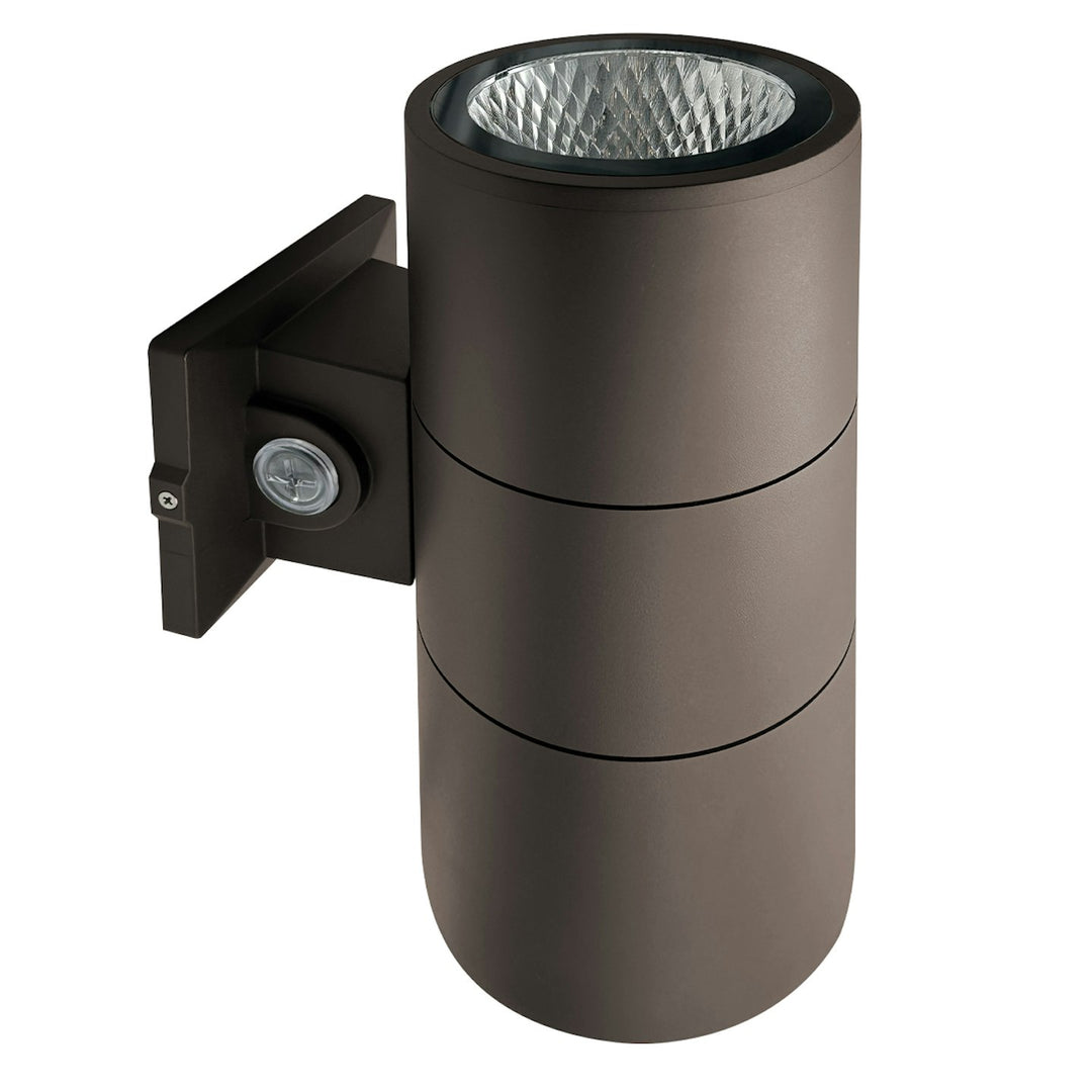 4" Cylinder Up and/or Down Light: ARCY-Line, 3-CCT & 3-Power Select w/ Photocell 20W/16W/12W - Bronze