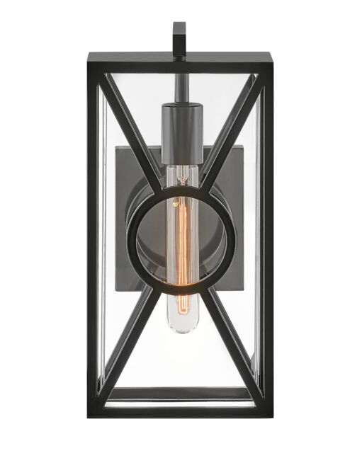 Brixton 18370BK Medium Wall Mount Lantern - Black