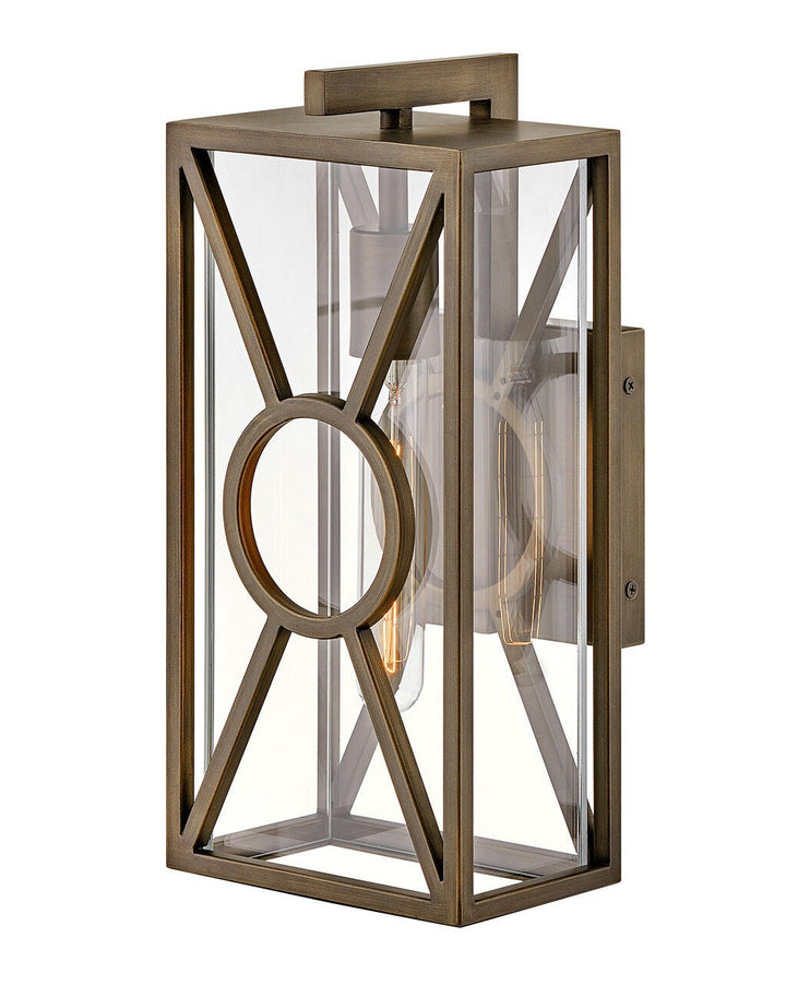 Brixton 18370BU Medium Wall Mount Lantern - Brobze