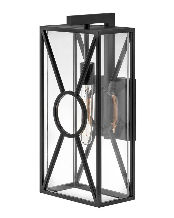 Brixton 18374BK - Medium Wall Mount Lantern - Black