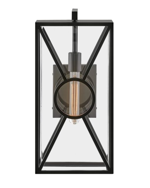 Brixton 18374BK - Medium Wall Mount Lantern - Black