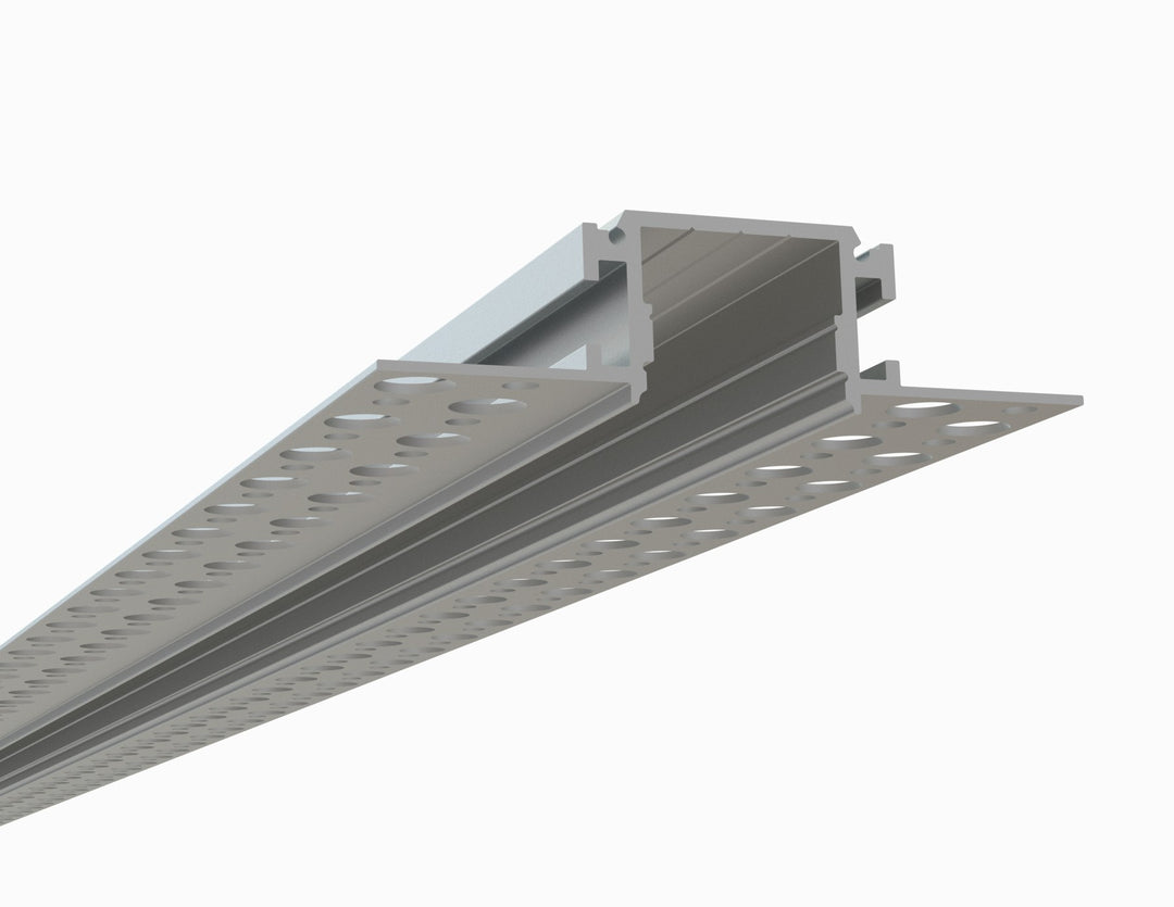 LED Channel - 620ASL - Trimless Mud-In, 8 ft - Silver