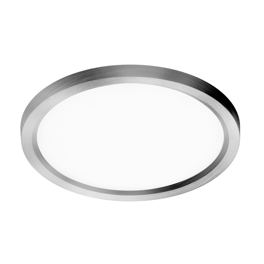 19" Surface Mount Round: Slim-Line 5-CCT Selectable 35W - Silver