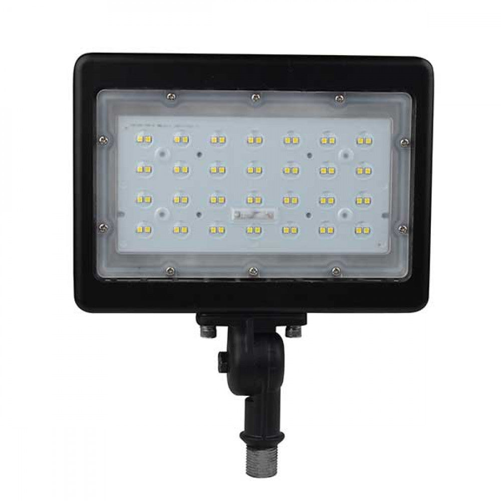 Richee Lighting - Slim Knuckle Mount Flood Light, 50W, 4000K - Bronze