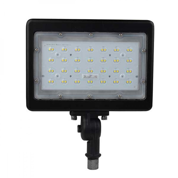 Richee Lighting - Slim Knuckle Mount Flood Light, 50W, 5000K - Bronze