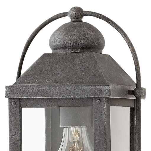 Anchorage 1850DZ-LL - Small Wall Mount Lantern - Grey