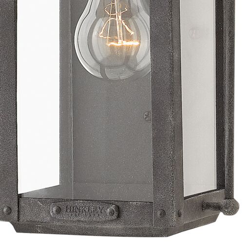 Anchorage 1850DZ-LL - Small Wall Mount Lantern - Grey