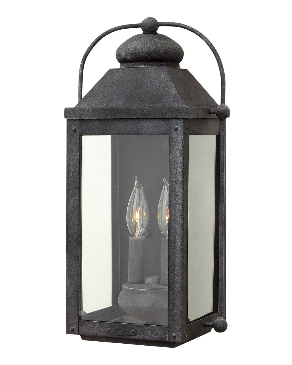 Anchorage 1855DZ-LL - Large Wall Mount Lantern - Grey