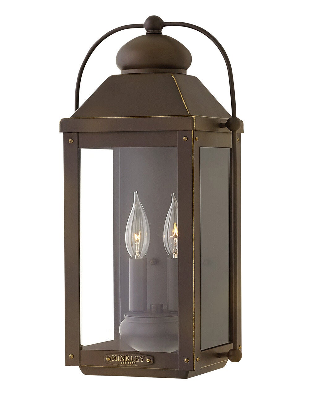 Anchorage 1854LZ-LL - Medium Wall Mount Lantern - Light Oiled Bronze