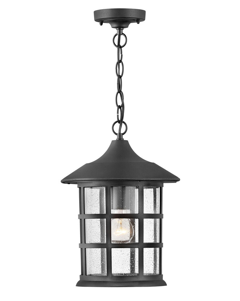 Freeport Coastal Elements 1862TK - Large Hanging Lantern - Black