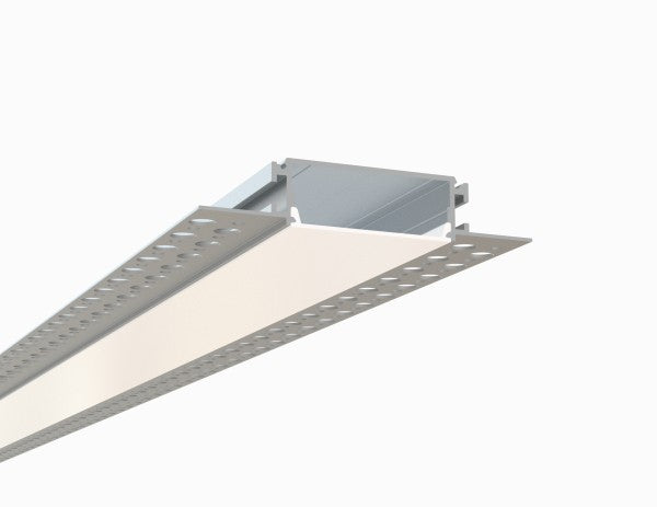 LED Channel - 655ASL - Trimless Mud-In, 8 ft - Silver