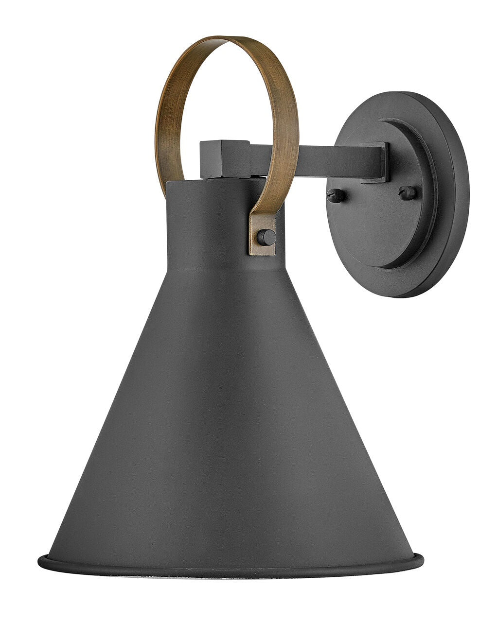 Winnie 18870MB-LL - Small Wall Mount Lantern - Black