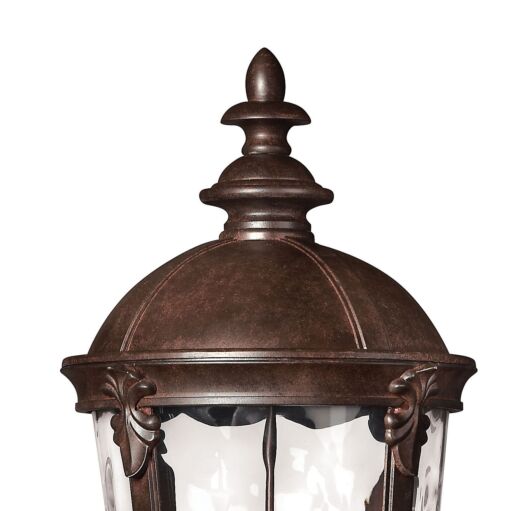 Windsor 1891RK - Large Post Top or Pier Mount Lantern - Brown