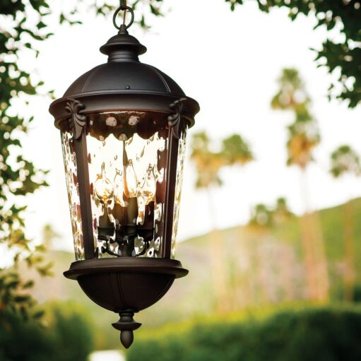 Windsor 1892BK - Large Hanging Lantern - Black