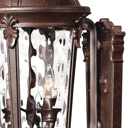 Windsor 1894RK - Medium Wall Mount Lantern - Brown