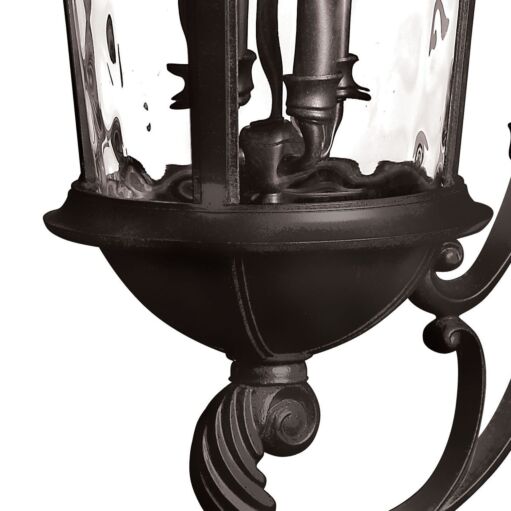 Windsor 1895BK - Large Wall Mount Lantern - Black