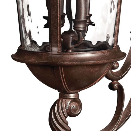 Windsor 1895RK - Large Wall Mount Lantern - Brown