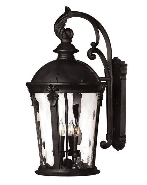 Windsor 1899BK Medium Wall Mount Lantern - Black