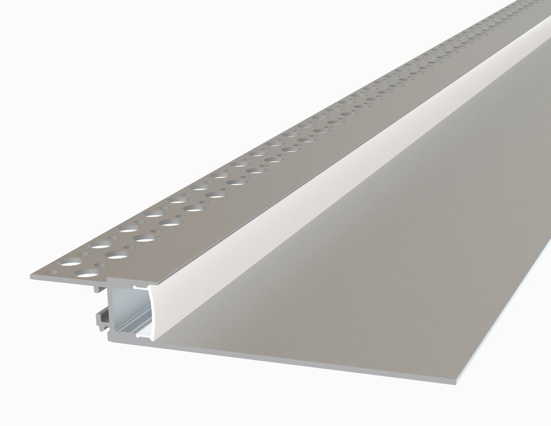 LED Channel - 650ASL - Trimless Mud-In, 8 ft - Silver