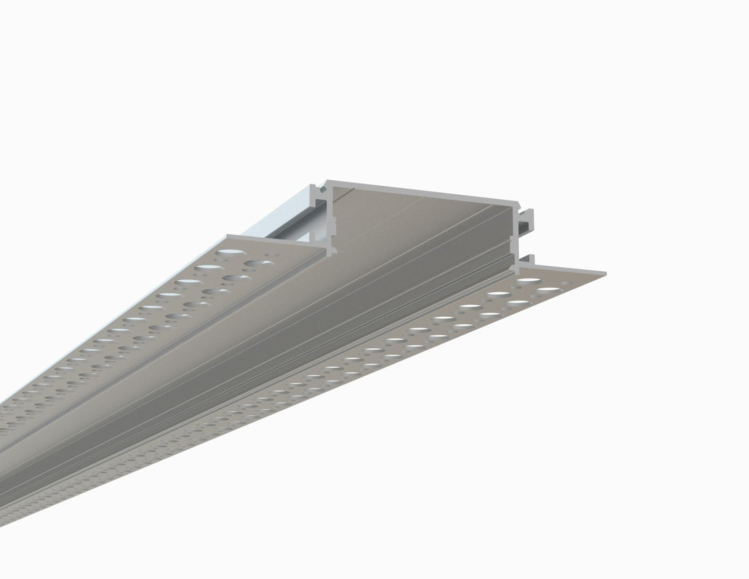 LED Channel - 655ASL - Trimless Mud-In, 10 ft - Silver